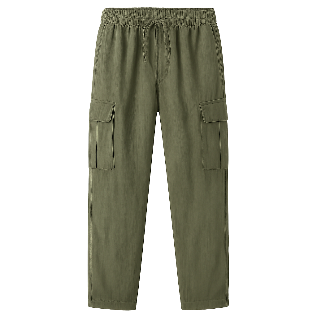 Linen Cargo Pants - Valvaen Pants